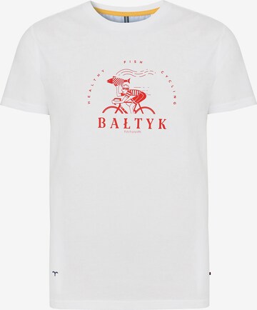 TATUUM Shirt 'MIKIN 23' in White: front