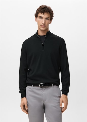 MANGO MAN Sweater 'Willyp' in Black: front