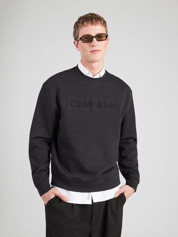 Calvin Klein Sweatshirt in Schwarz: Vorderseite