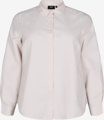 Chemisier 'VLULU' Zizzi en gris : devant