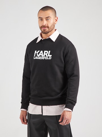 Karl Lagerfeld - Sudadera en negro: frente