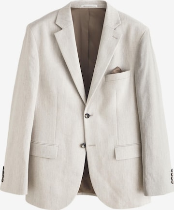 Coupe regular Veste de costume 'Motionflex' Next en gris : devant