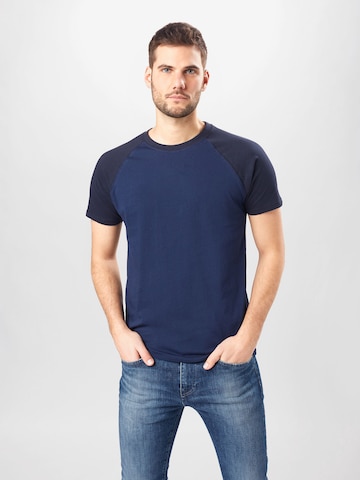 Urban Classics - Camisa em azul: frente