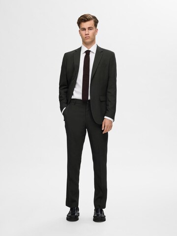 SELECTED HOMME Слим Плиссированные брюки 'NEIL' в Зеленый