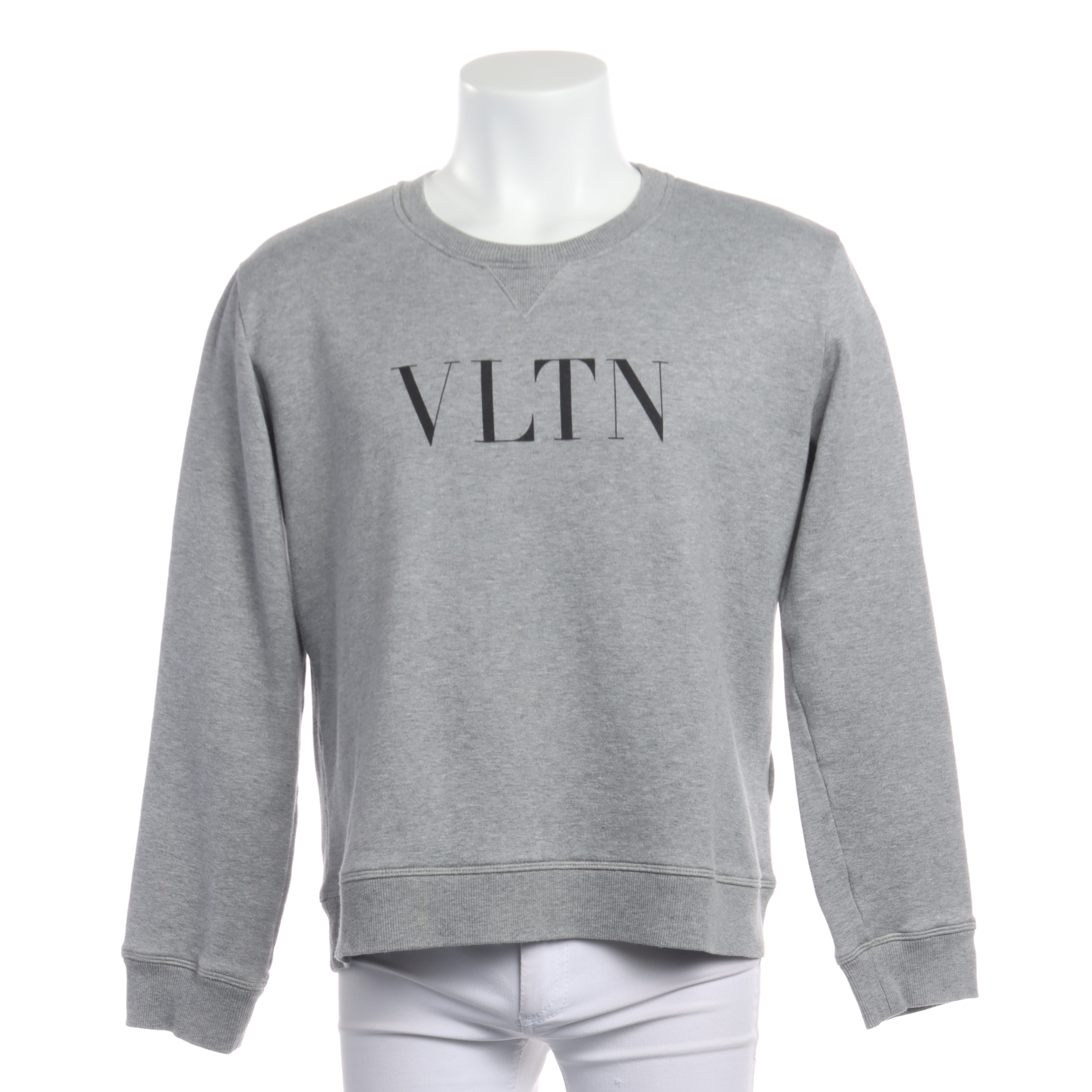 VALENTINO Sweatshirt / Sweatjacke M in Grau: Vorderseite