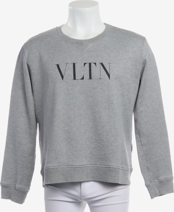 VALENTINO Sweatshirt / Sweatjacke M in Grau: Vorderseite