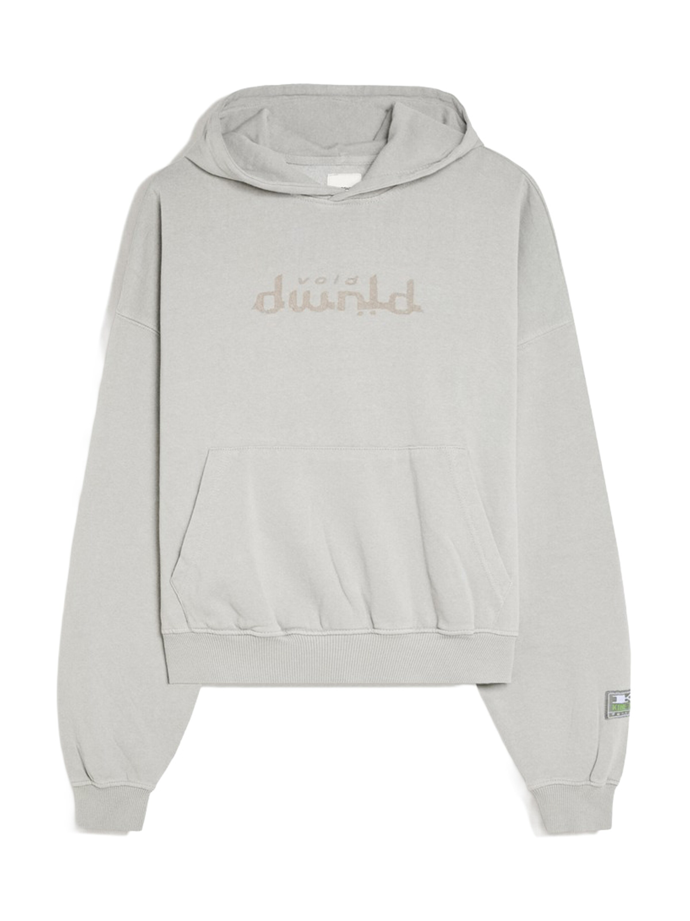 Felpa 'KINETICS' di Bershka in grigio: frontale