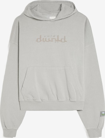Felpa 'KINETICS' di Bershka in grigio: frontale