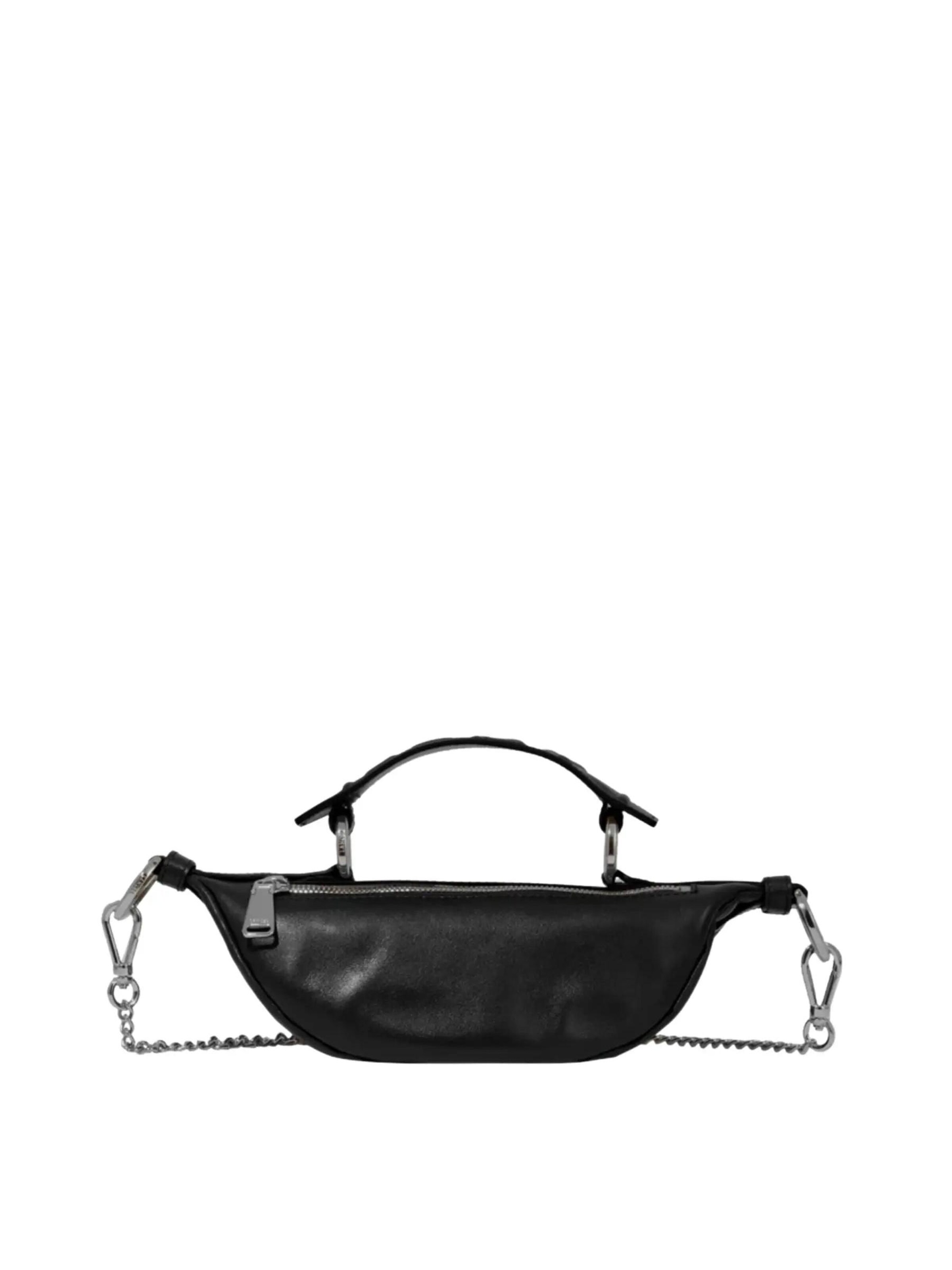 Lancel Crossbody bag 'Sac Bandoulière Mini Lancel Origami A12526UXTU Noir/Argent' in Black