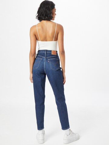 mėlyna LEVI'S ® Siaurėjantis Džinsai 'High Waisted Mom Jean'