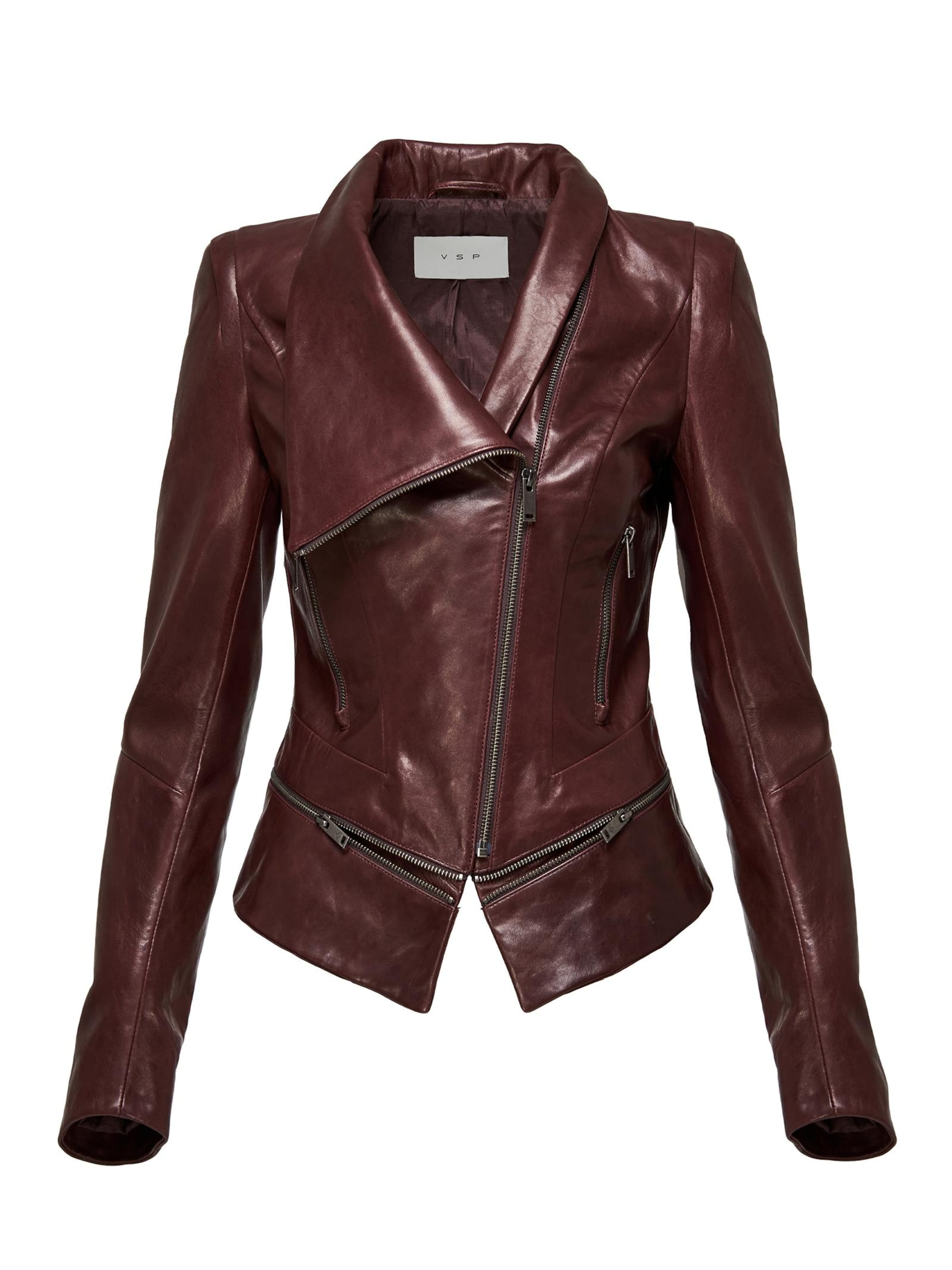 V S P Winter Jacket 'Marcela' in Red: front