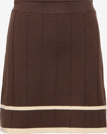 OBJECT Skirt in Brown: front