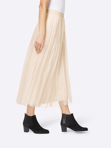 heine Rok in Beige: voorkant