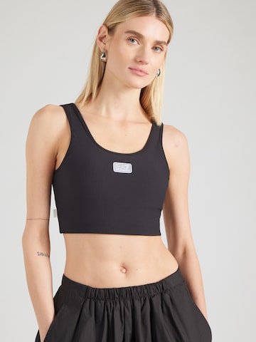 Bustier Haut EA7 Emporio Armani en noir : devant