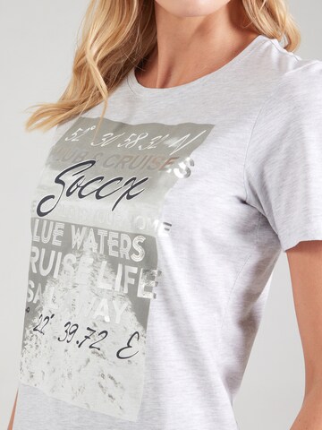 Soccx - Camiseta en gris