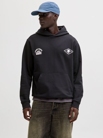 Sweat-shirt JACK & JONES en noir : devant