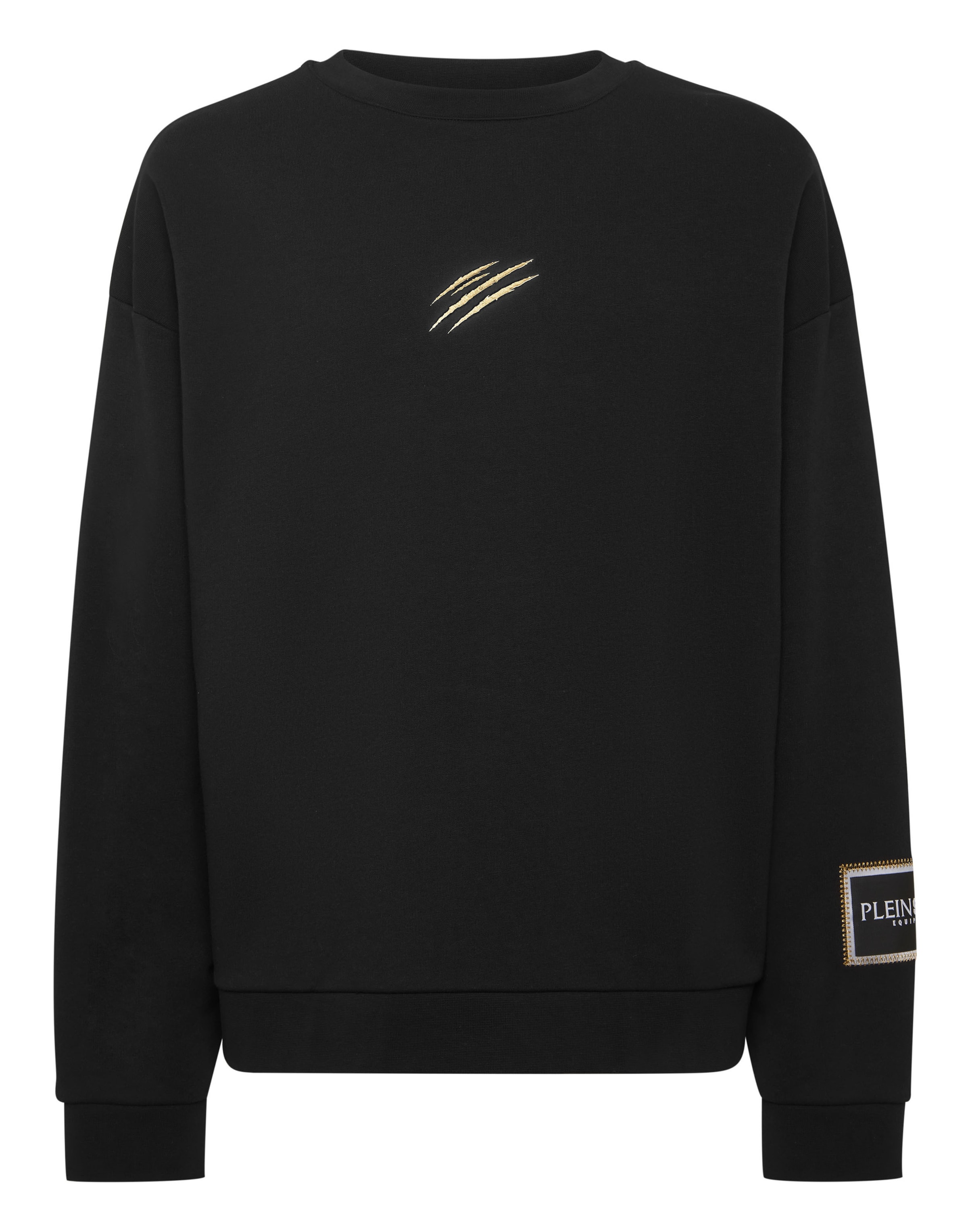 Plein Sport Sweatshirt in Yellow gold / Black / White, Item view