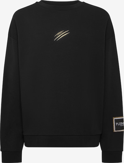 Plein Sport Sweatshirt em amarelo dourado / preto / branco, Vista do artigo