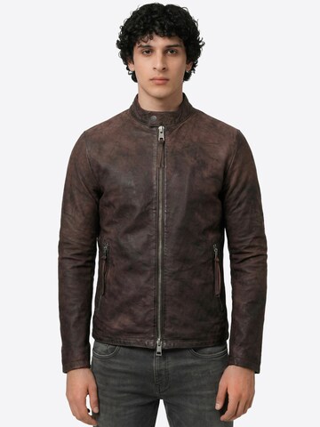 Crone Between-Season Jacket 'NOA' in Brown: front