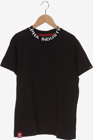 ALPHA INDUSTRIES Shirt in S in Black: front