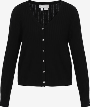 Cardigan Usha en noir : devant