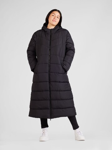 Manteau d’hiver 'DALCON' Noisy May Curve en noir : devant