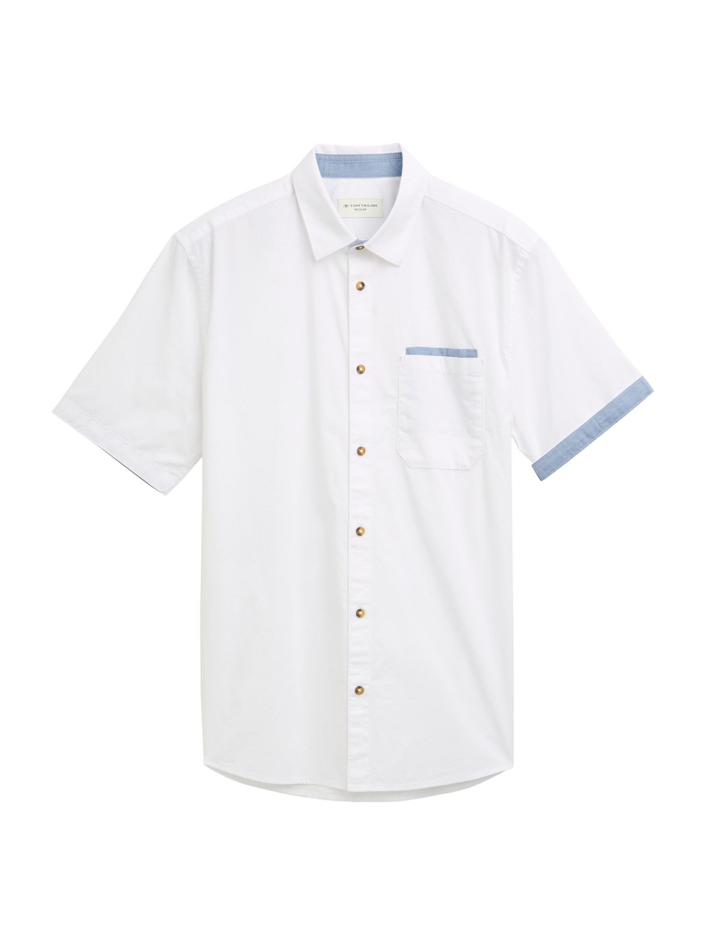 TOM TAILOR Koszula w kolorze biały: przód