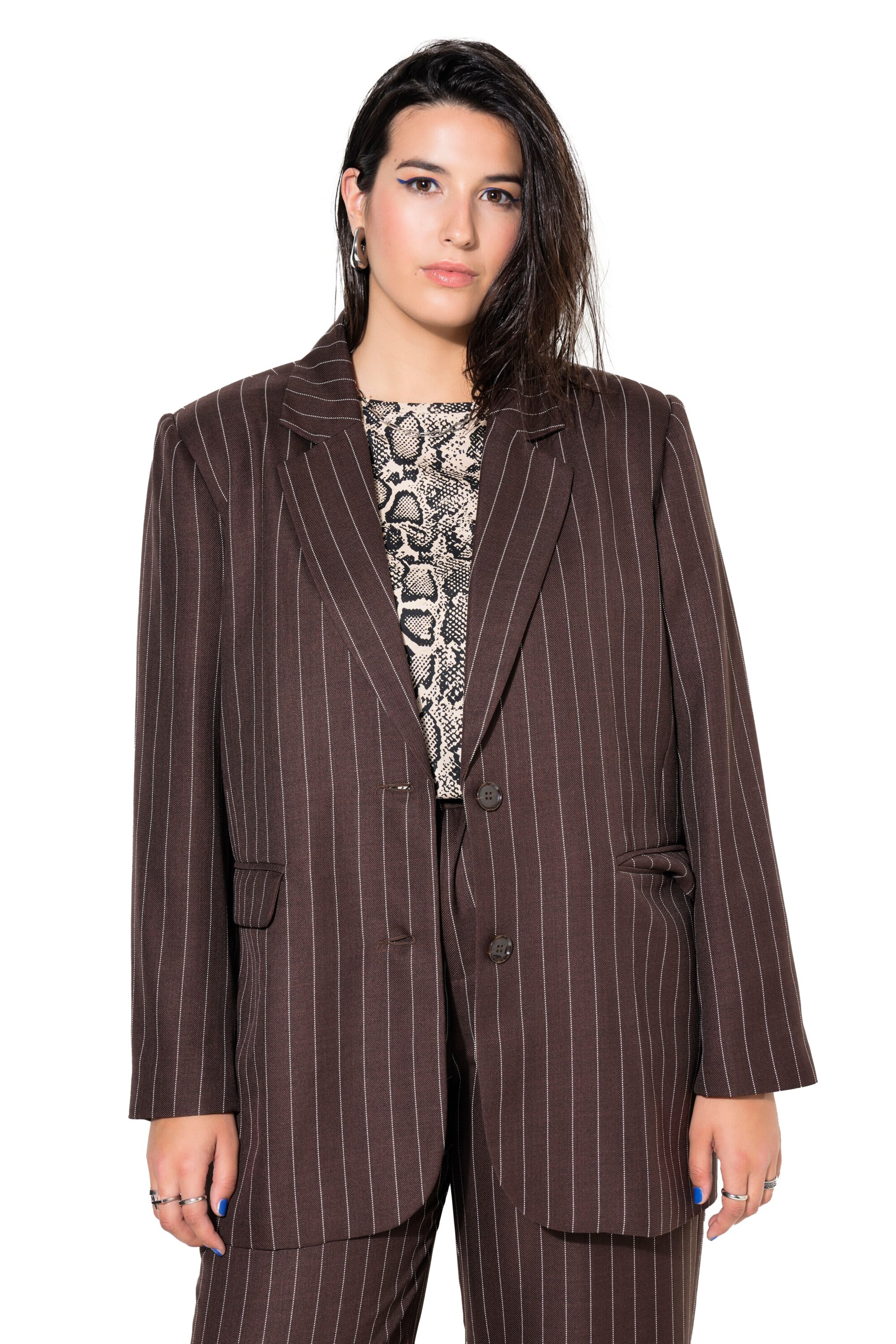 Studio Untold Blazer in Braun: Vorderseite