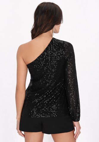 faina Bluse 'Fashion Look' in Schwarz