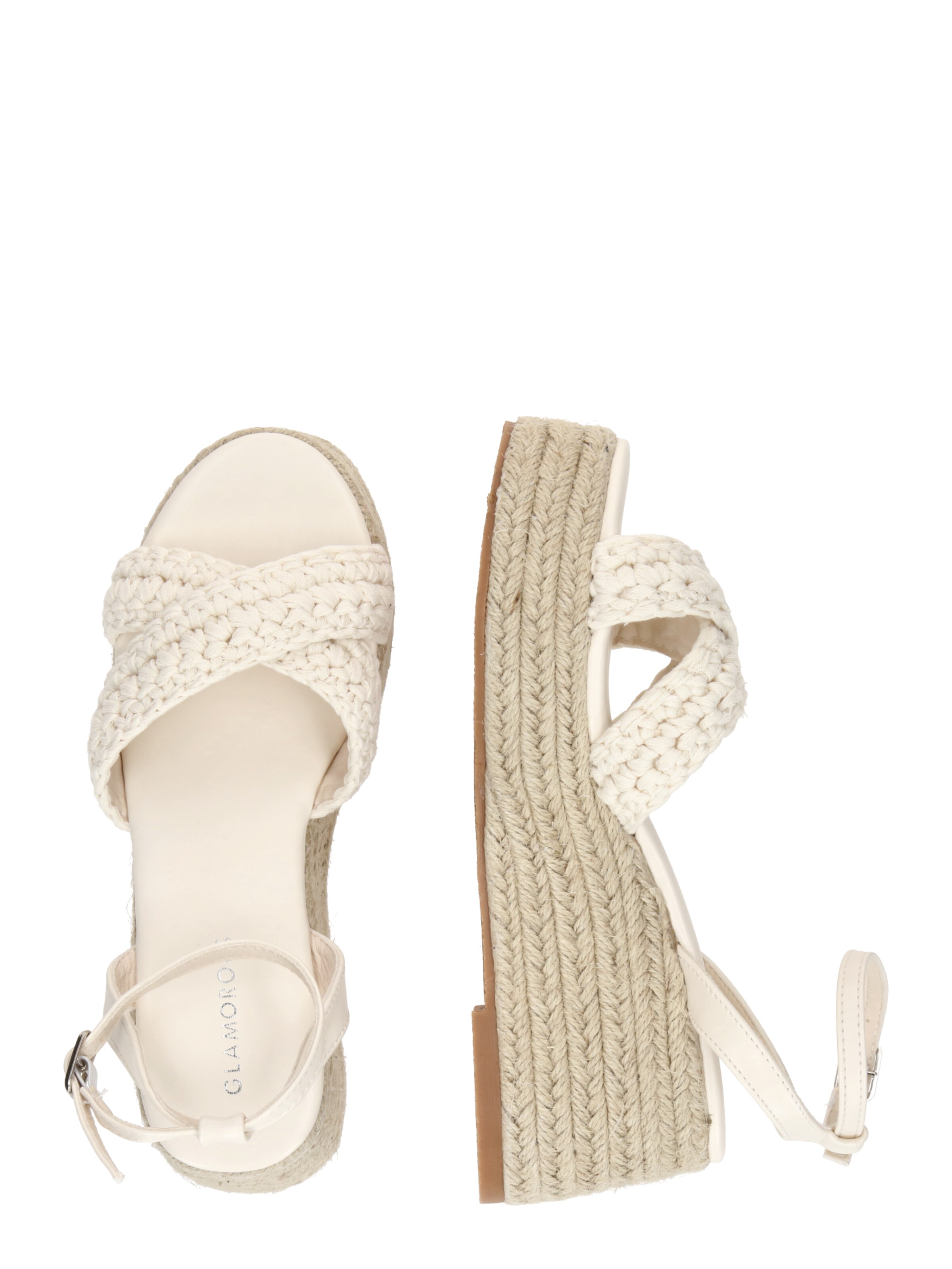 GLAMOROUS Σανδάλι με λουράκια σε μπεζ