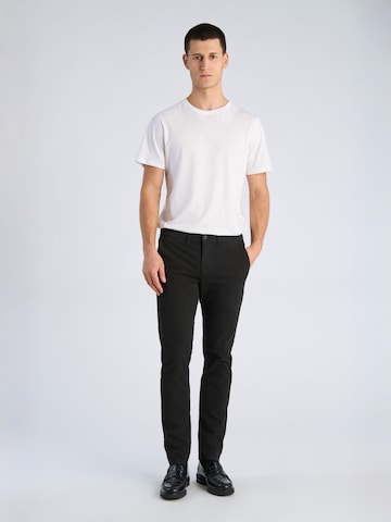 Lindbergh - Slimfit Pantalón chino en negro