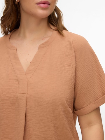 Vero Moda Curve Bluse 'VMCelva' i brun