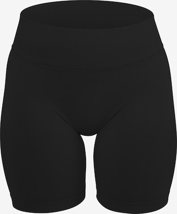 Circle Five Skinny Sportbroek 'Scrunch Shorts Damen | High Waist Push-Up Gym-, Fitness- & Yoga Shorts' in Zwart: voorkant