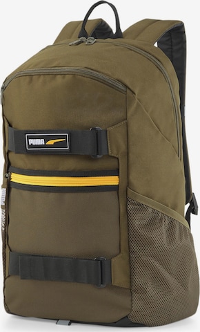 PUMA Backpack 'Deck' in Green: front