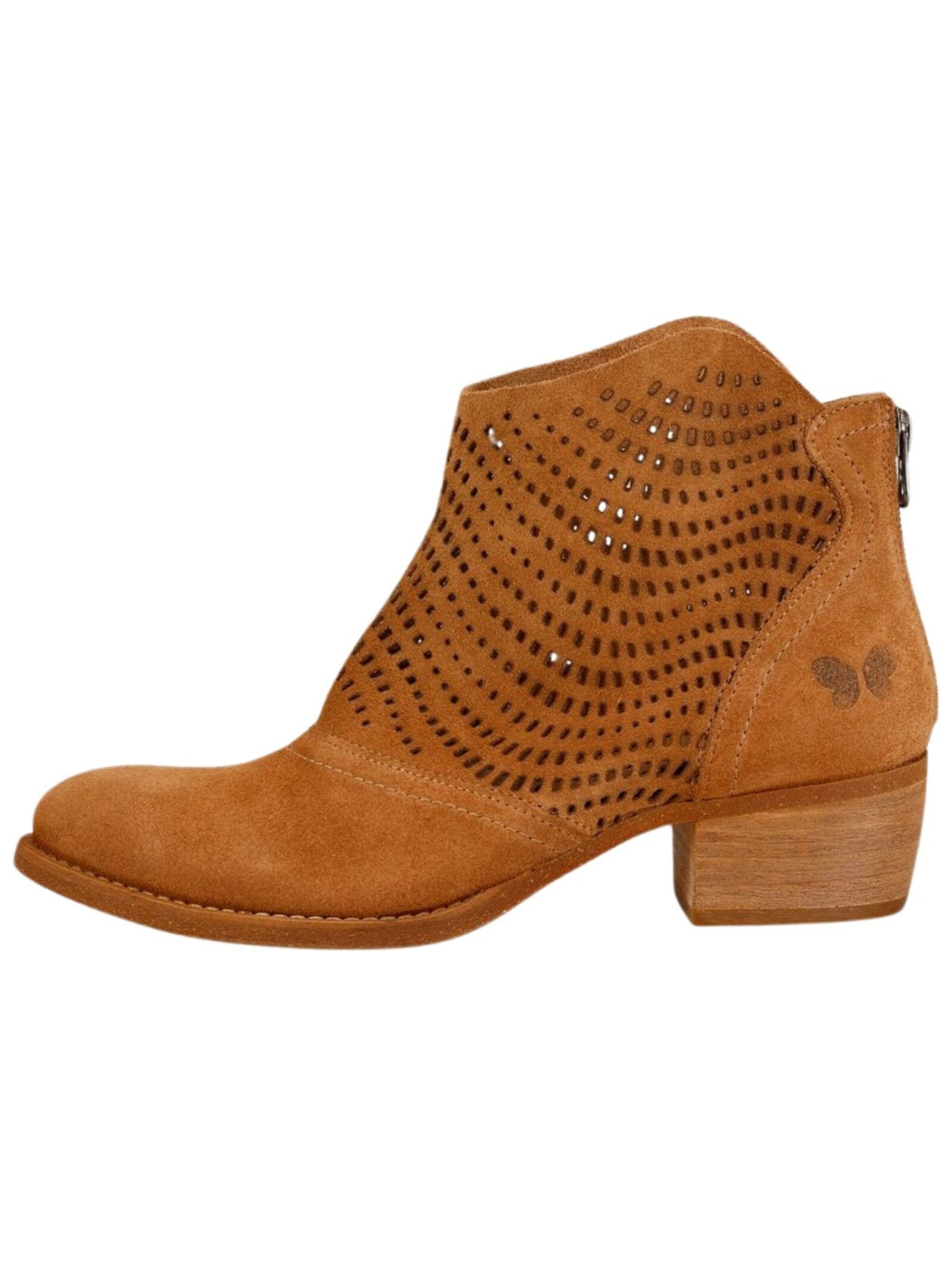 Felmini Wide Fit Ankle Boots in Brown