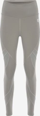 Skinny Pantalon de sport MOROTAI en gris : devant