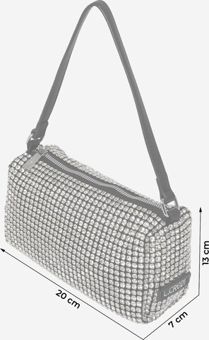 L.CREDI Ročna torbica 'Lene' | srebrna barva