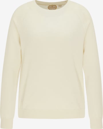 DreiMaster PREMIUM Sweater in White: front