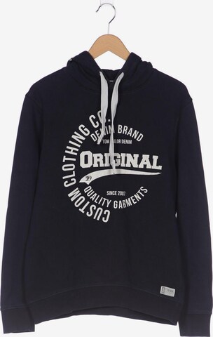 TOM TAILOR Sweatshirt & Zip-Up Hoodie in L in Blue: front