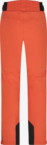 ZIENER Regular Workout Pants 'TILLA' in Orange
