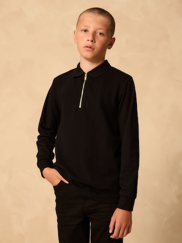 Next Poloshirt in Schwarz: Vorderseite