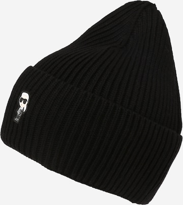 Karl Lagerfeld Müts 'Ikonik 2.0', värv must: eest vaates