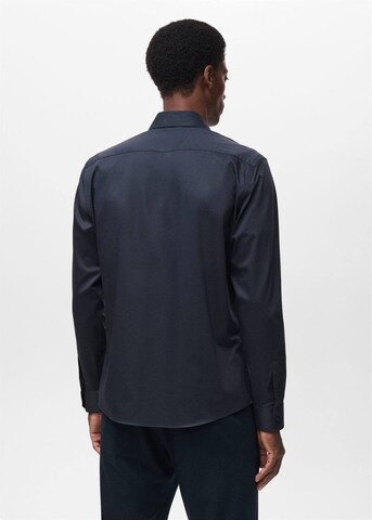 MANGO MAN Regular fit Button Up Shirt 'Palmar' in Blue