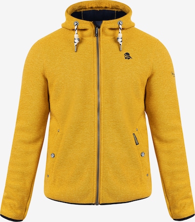 Schmuddelwedda Fleece jas in de kleur Mosterd, Productweergave