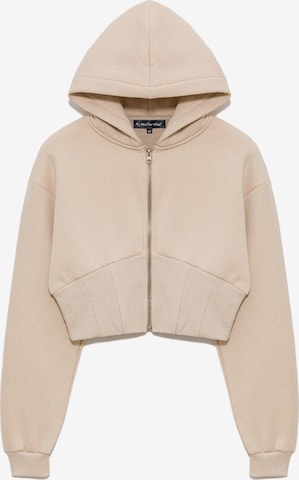 No Matter What Sweat jacket in Beige: front
