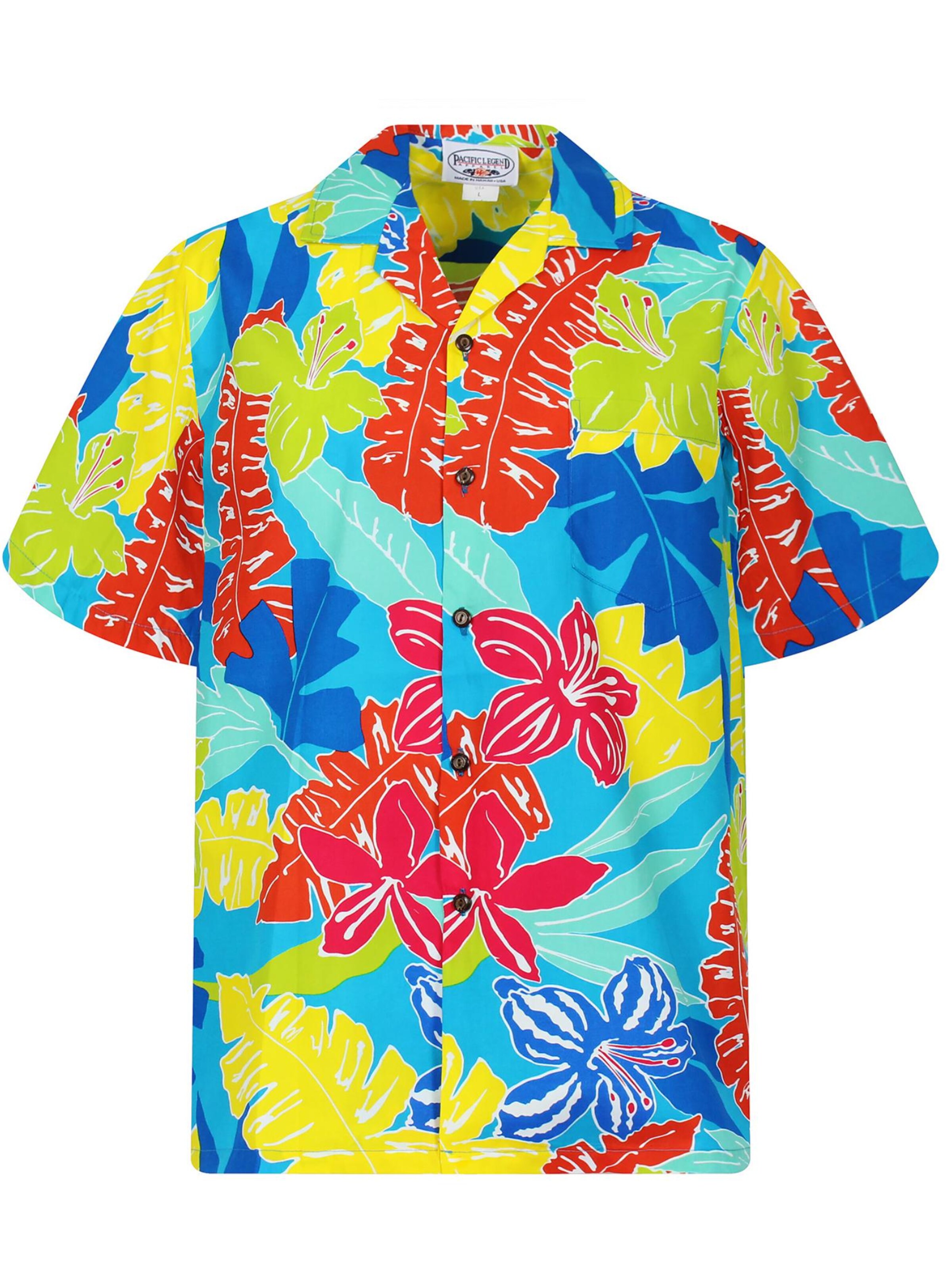 Pacific Legend Regular Fit Hemd 'Funky'‌‌‌‌‌ in Blau: Vorderseite