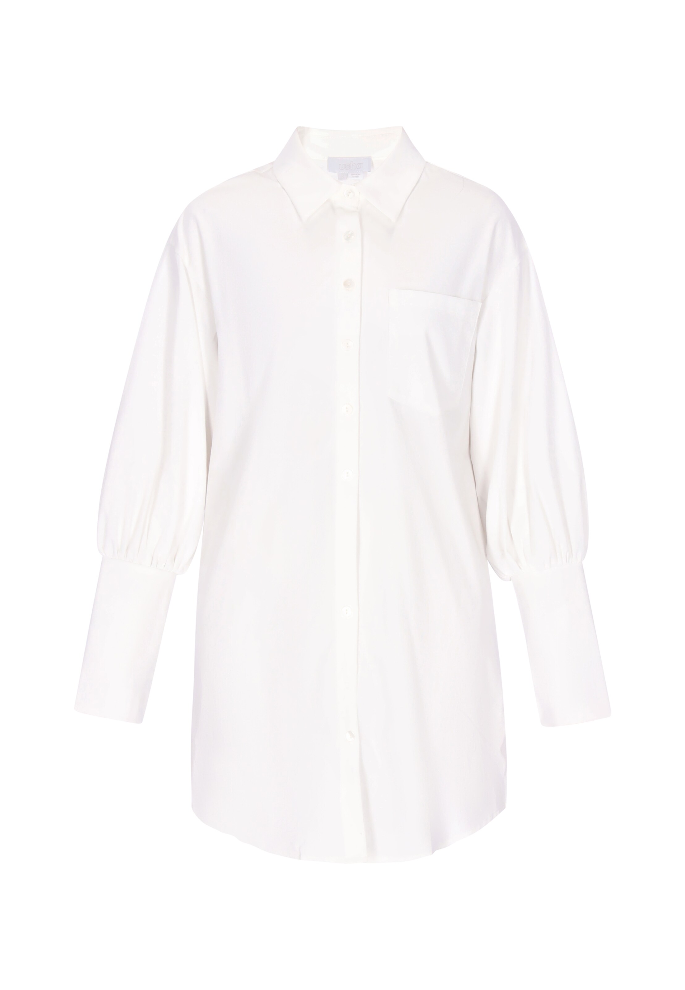 Chemisier 'Minimalistic' usha WHITE LABEL en blanc : devant