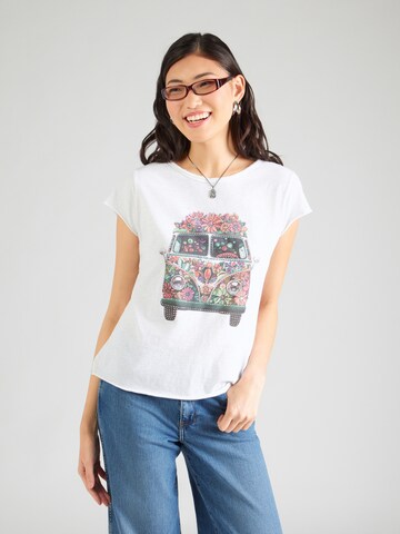 Hailys Shirt 'Sv44enja' in White: front