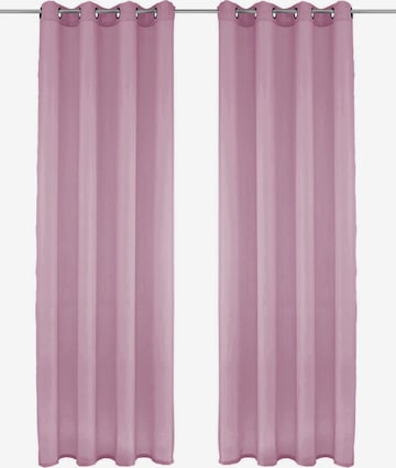 MY HOME Curtains & Drapes in Purple: front