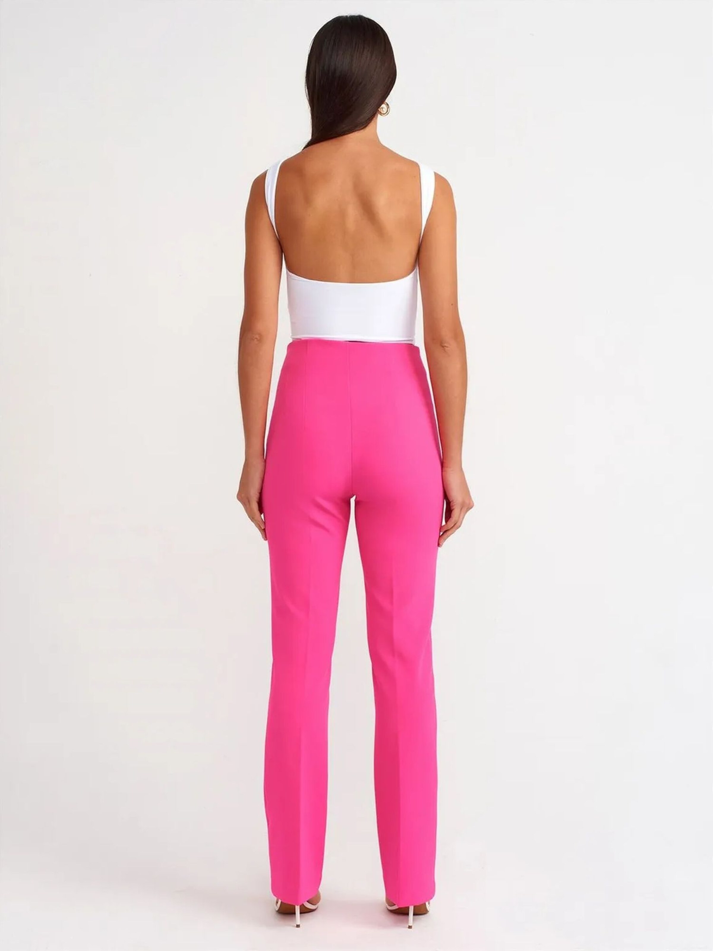 Dilvin Regular Pants in Pink